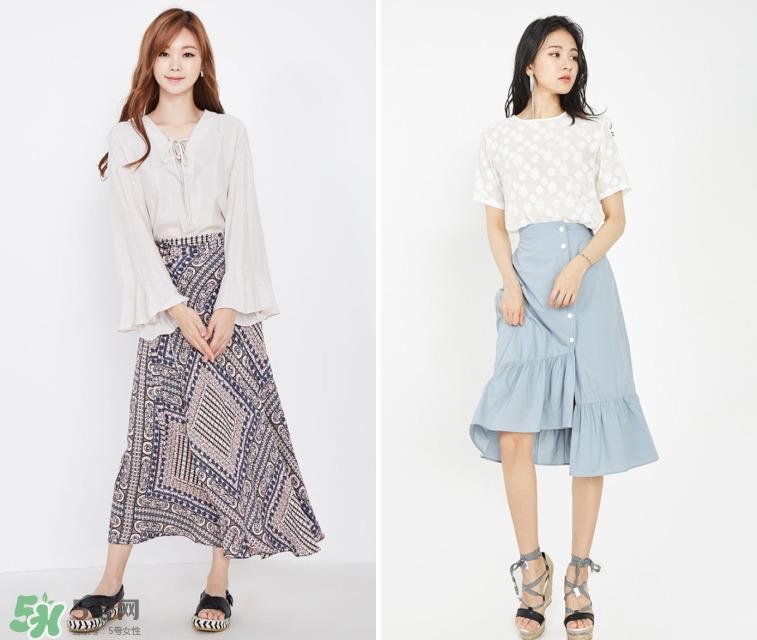 半身裙搭配图片 半身裙款式图片