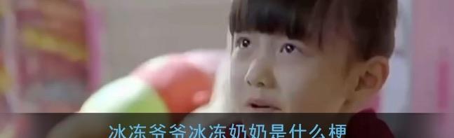 热梗冰冻奶奶和冰冻爷爷什么意思,出处是什么? 1