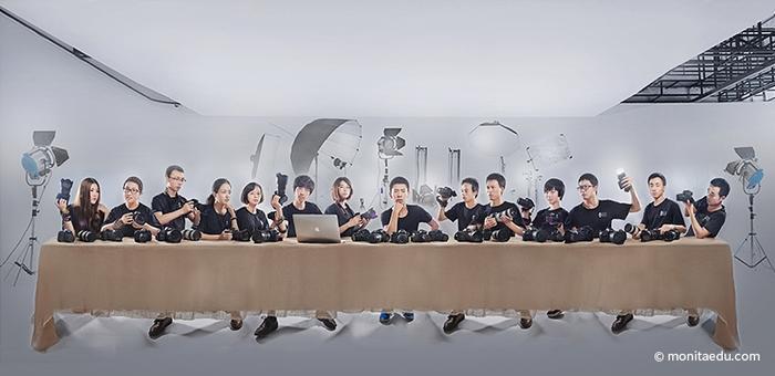 10人以上大合影队形只能“人从众”?给你看专业摄影师的自拍合影