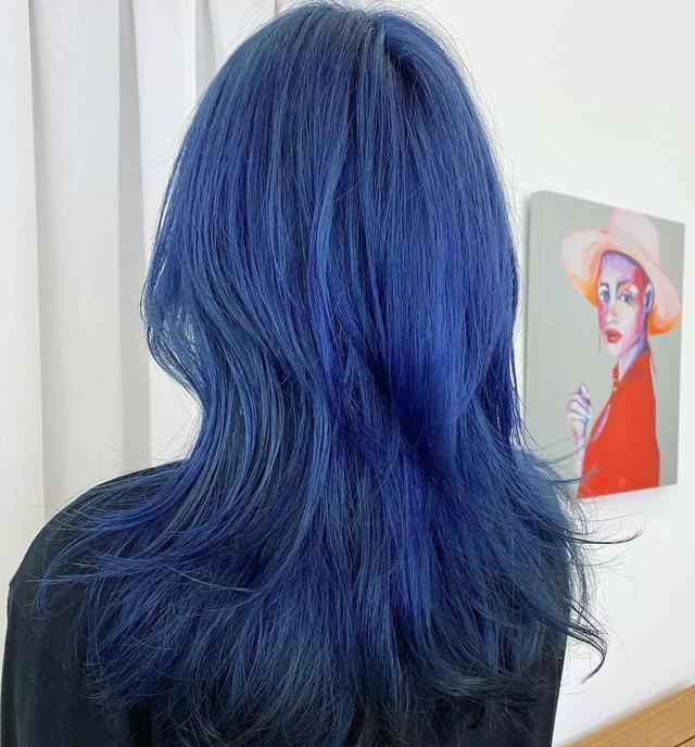 蓝色染发居然不是非主流？爱豆也染了