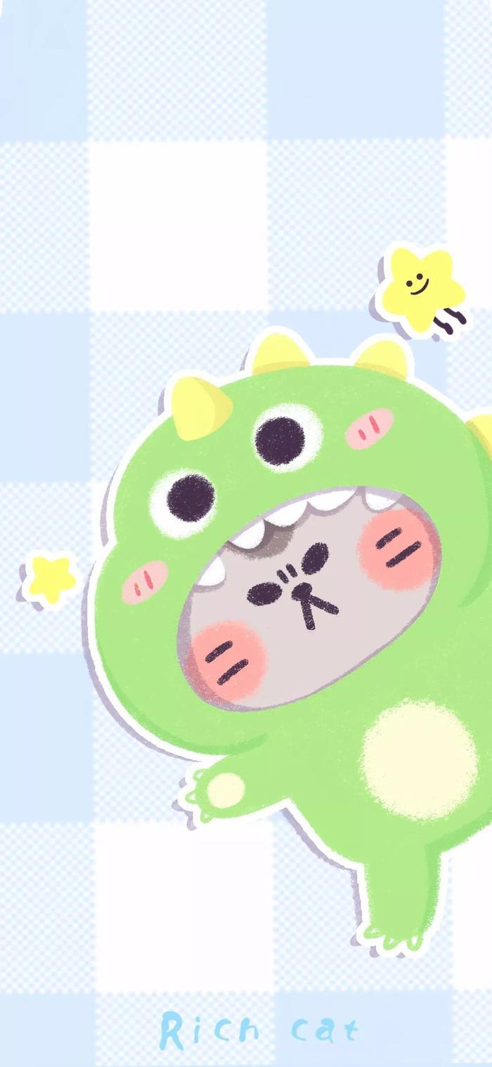 超萌壁纸，专治iPhone X 齐刘海！