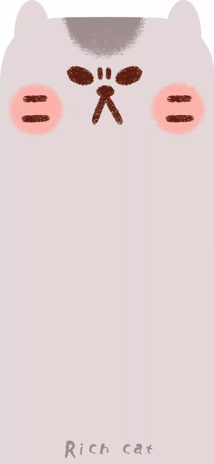 超萌壁纸，专治iPhone X 齐刘海！