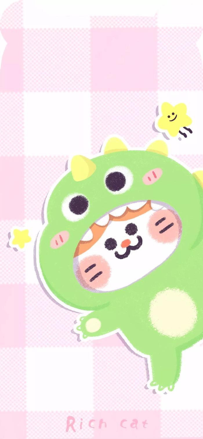 超萌壁纸，专治iPhone X 齐刘海！