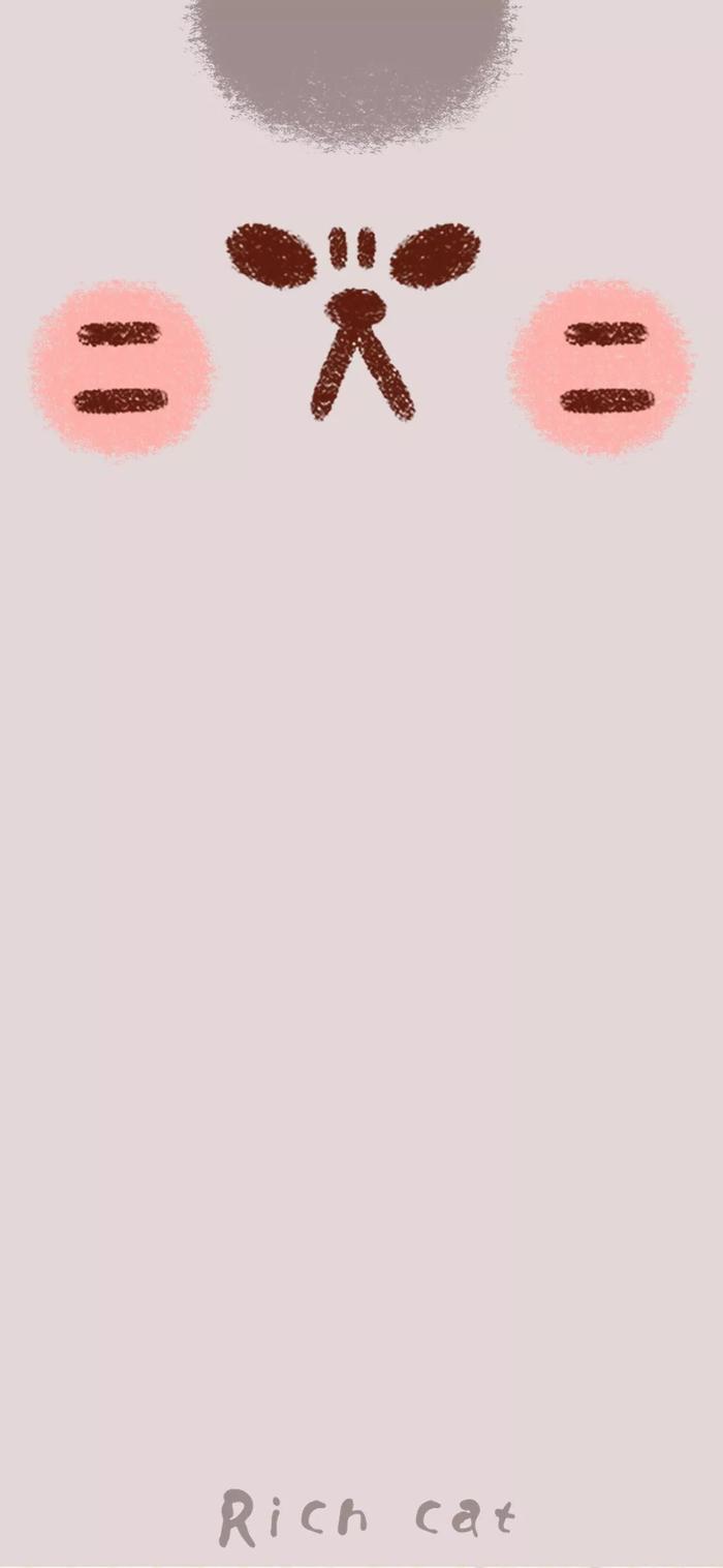 超萌壁纸，专治iPhone X 齐刘海！