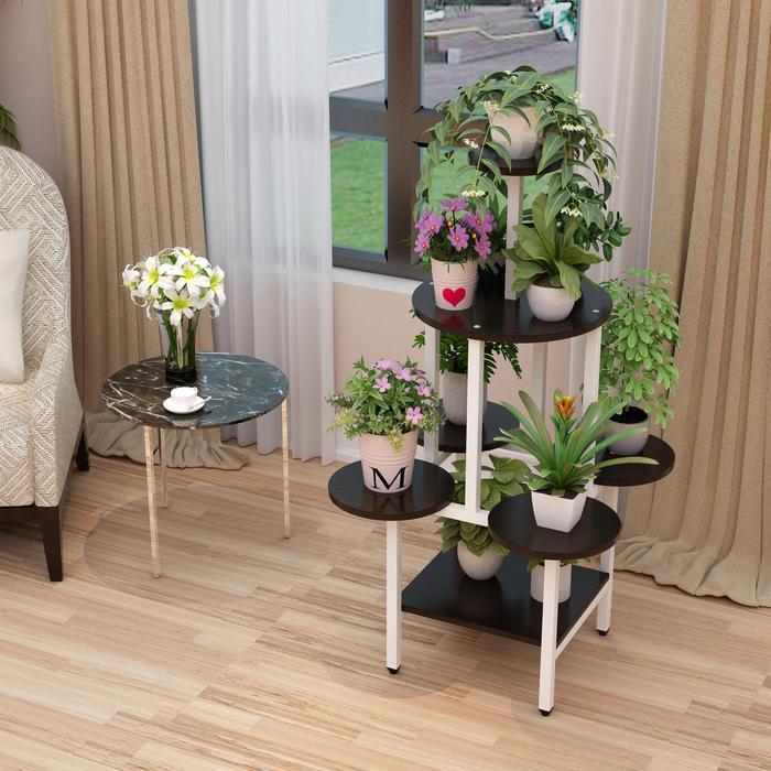 建议每个家庭:花盆别再到处塞了,瞧这新花架,优美大方别具一格