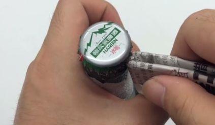 教你如何用一张纸打开啤酒,比开瓶器快,并学会搅拌你的妹妹。