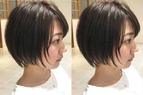 你的短发缺个合适的发色,显白低调的冷棕色染发,了解一下