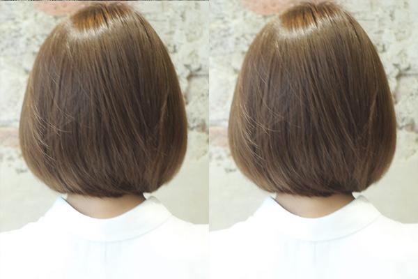 你的短发缺个合适的发色,显白低调的冷棕色染发,了解一下