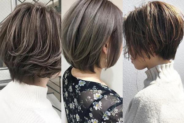 你的短发缺个合适的发色,显白低调的冷棕色染发,了解一下