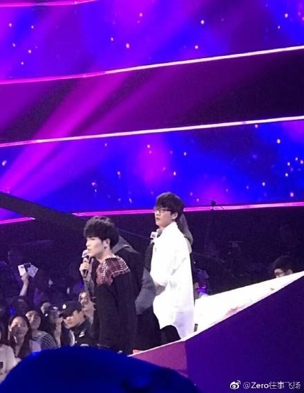 许嵩参加浙江卫视《天生是优我》录制，与林俊杰，萧敬腾同台！