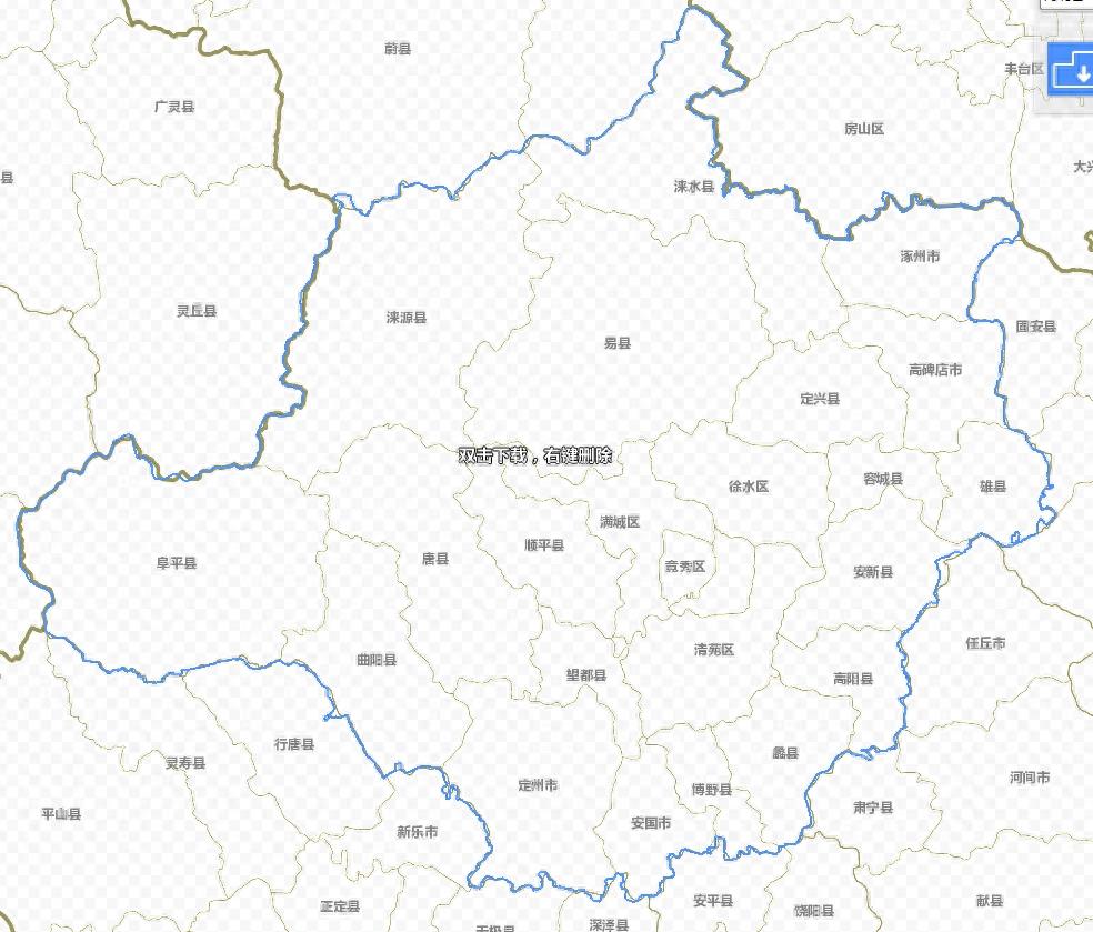 河北省详细政区图