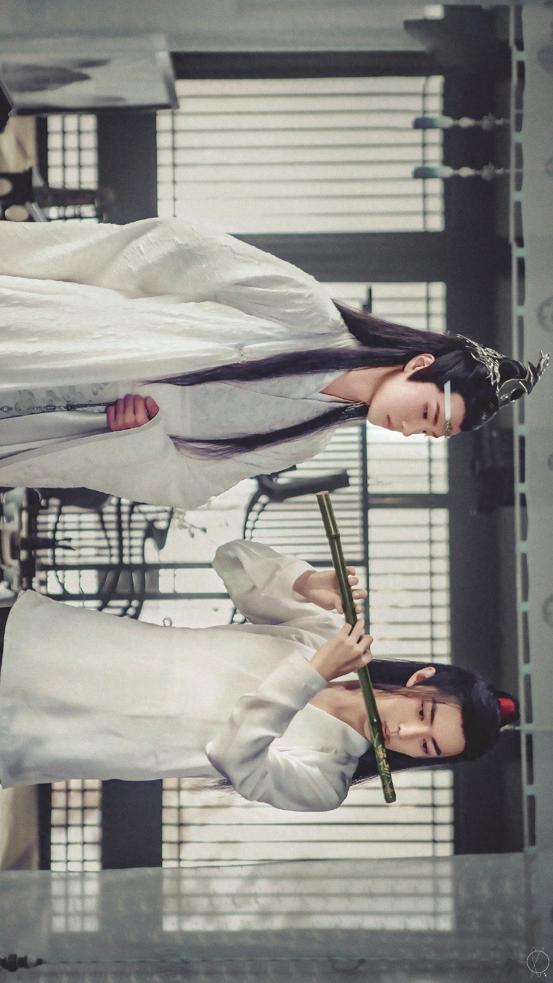 一组《陈情令》蓝忘机和魏无羡高清无水印壁纸,喜欢赶紧保存吧