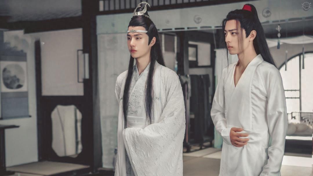 一组《陈情令》蓝忘机和魏无羡高清无水印壁纸,喜欢赶紧保存吧