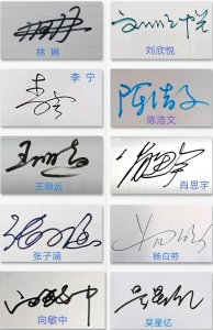 ​把自己的名字签得更好看（百家姓，姓名一笔签）