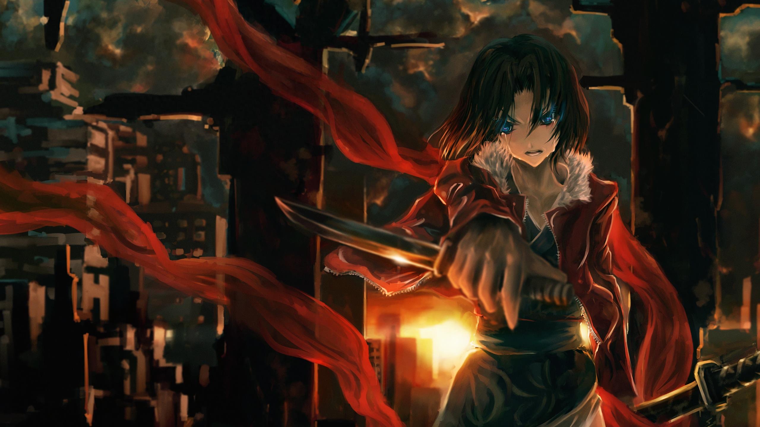 清新俊雅的两仪式真是让人心动，赶紧换一张壁纸吧！