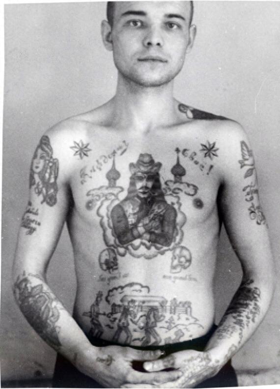 实拍迄今为止最完整的监狱纹身图鉴