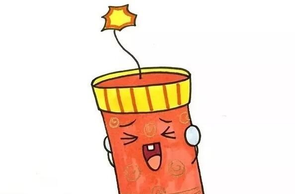 鞭炮简笔画,鞭炮的简笔画图片?图4