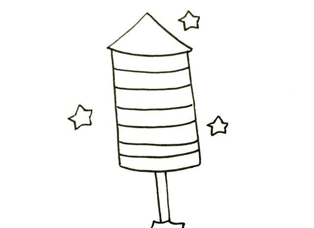 鞭炮简笔画,鞭炮的简笔画图片?图8