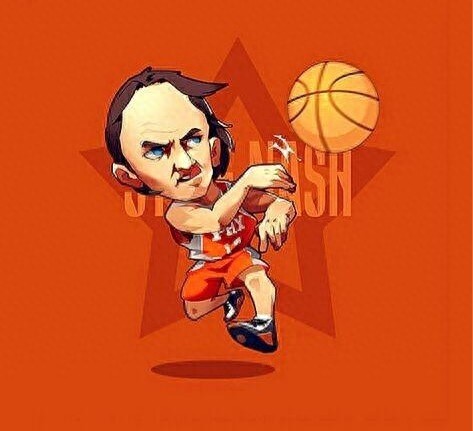 NBA球星动漫图：科比神似霍华德，麦迪单手霸气抓球，姚明最帅