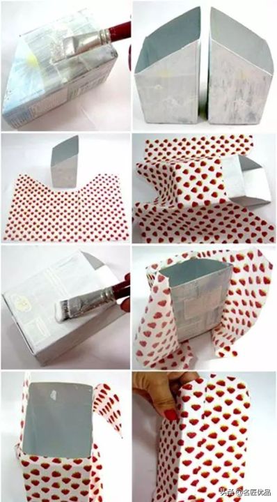 牛奶盒手工制作小动物（废弃牛奶盒的创意手工大全）