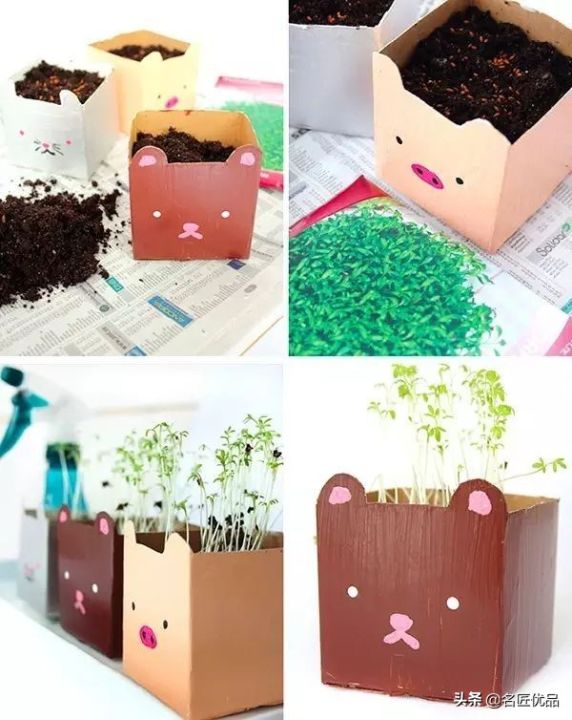 牛奶盒手工制作小动物（废弃牛奶盒的创意手工大全）
