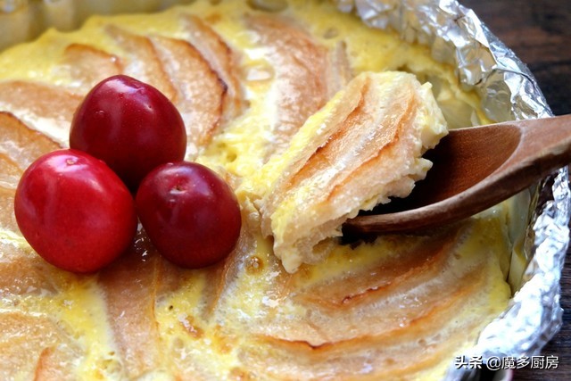 苹果做甜品怎么做(低脂又美味的苹果蛋奶布丁教程)