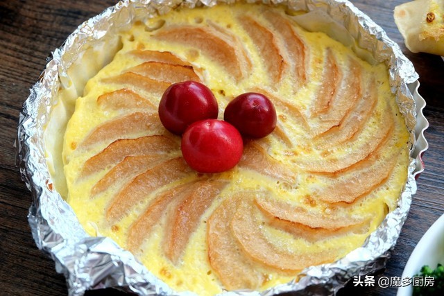 苹果做甜品怎么做(低脂又美味的苹果蛋奶布丁教程)