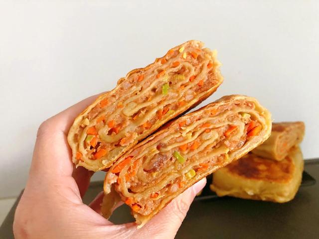 香掉牙千层饼的做法 换个做法鲜掉牙(13)