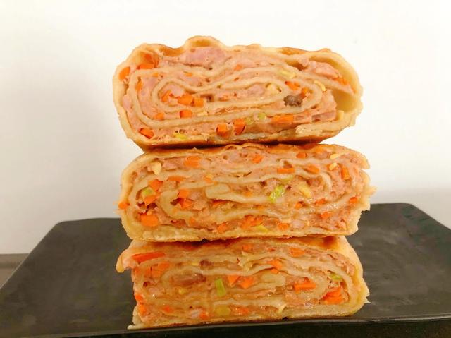 香掉牙千层饼的做法 换个做法鲜掉牙(14)