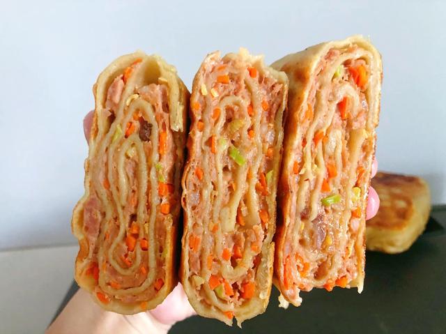 香掉牙千层饼的做法 换个做法鲜掉牙(12)