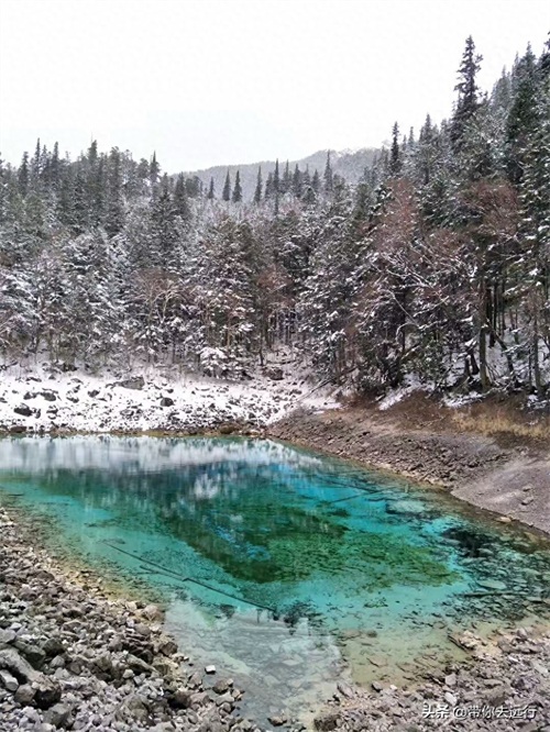 带给你梦幻般的色彩，既神奇又迷人的景色—四川九寨沟五彩池