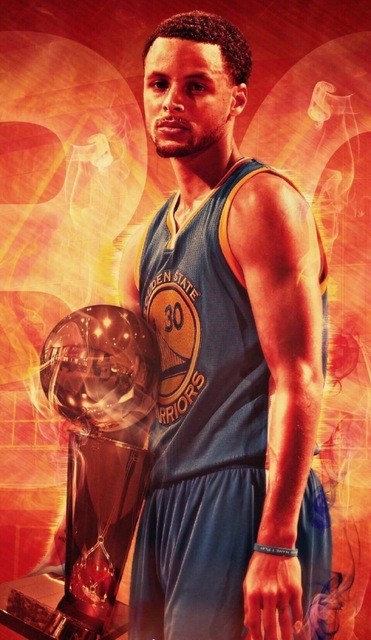 组图:库里各种炫酷壁纸,金色王朝的勇士让人不得不爱