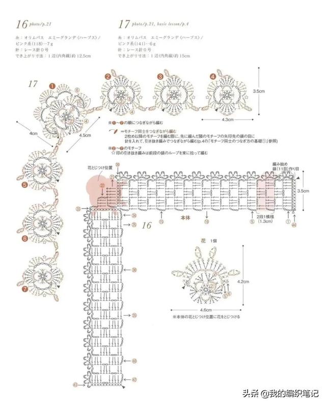 钩针编织花边简单大方（分享12组好看的毛线钩针编织）(3)